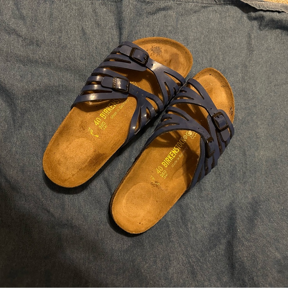 Birkenstock Granada Navy Sandals